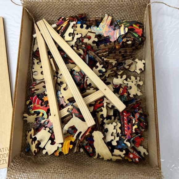 Woodbests Wooden Jigsaw Puzzle Great Dane Colorful Gift Fun 117 Pieces - Picture 2 of 6